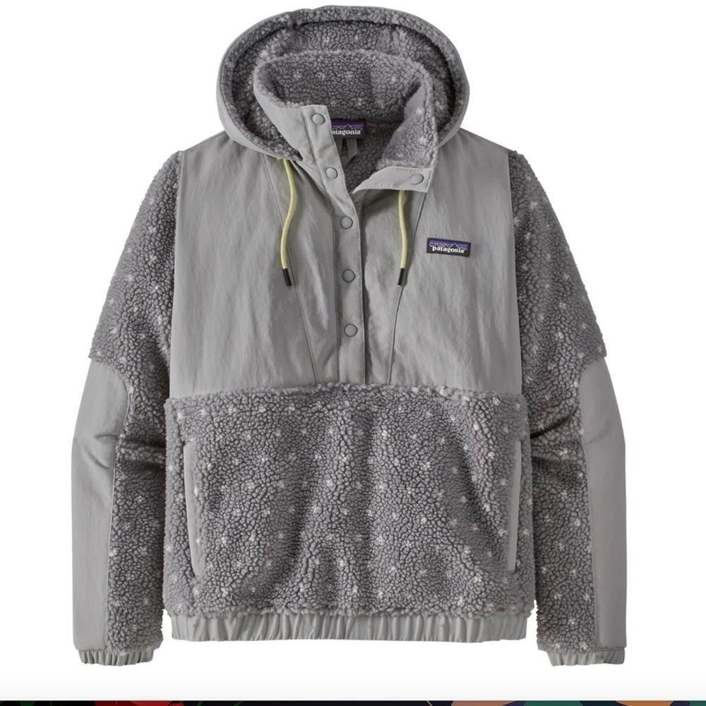 Patagonia W’s Shelled Retro-X Pullover Salt Grey Heather Size S